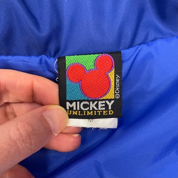 Y2K Disney ‘Mickey Unlimited’ Mickey Mouse Retro Style Light Jacket Medium - Picture 14 of 15